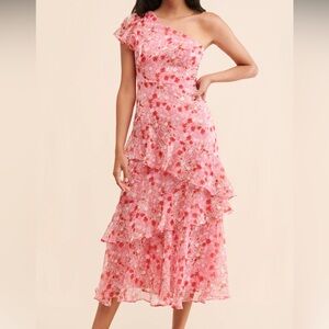 Victoriana One-Shoulder ASTR Dress